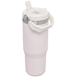 Stanley The IceFlow 30 oz Double-wall Vacuum Rose Quartz BPA Free Insulated Straw Tumbler