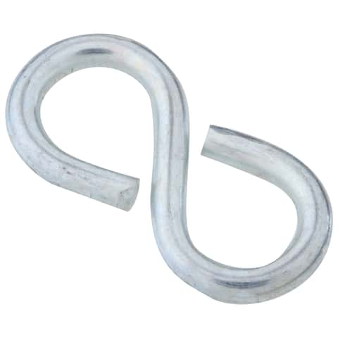 National Hardware 12-in Zinc Plated Steel Screw Hook in the Hooks