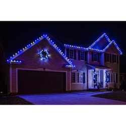 Holiday Bright Lights LED C9 Blue 25 ct Christmas Light Bulbs