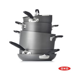 OXO Good Grips Anodized Aluminum Cookware Set Gray
