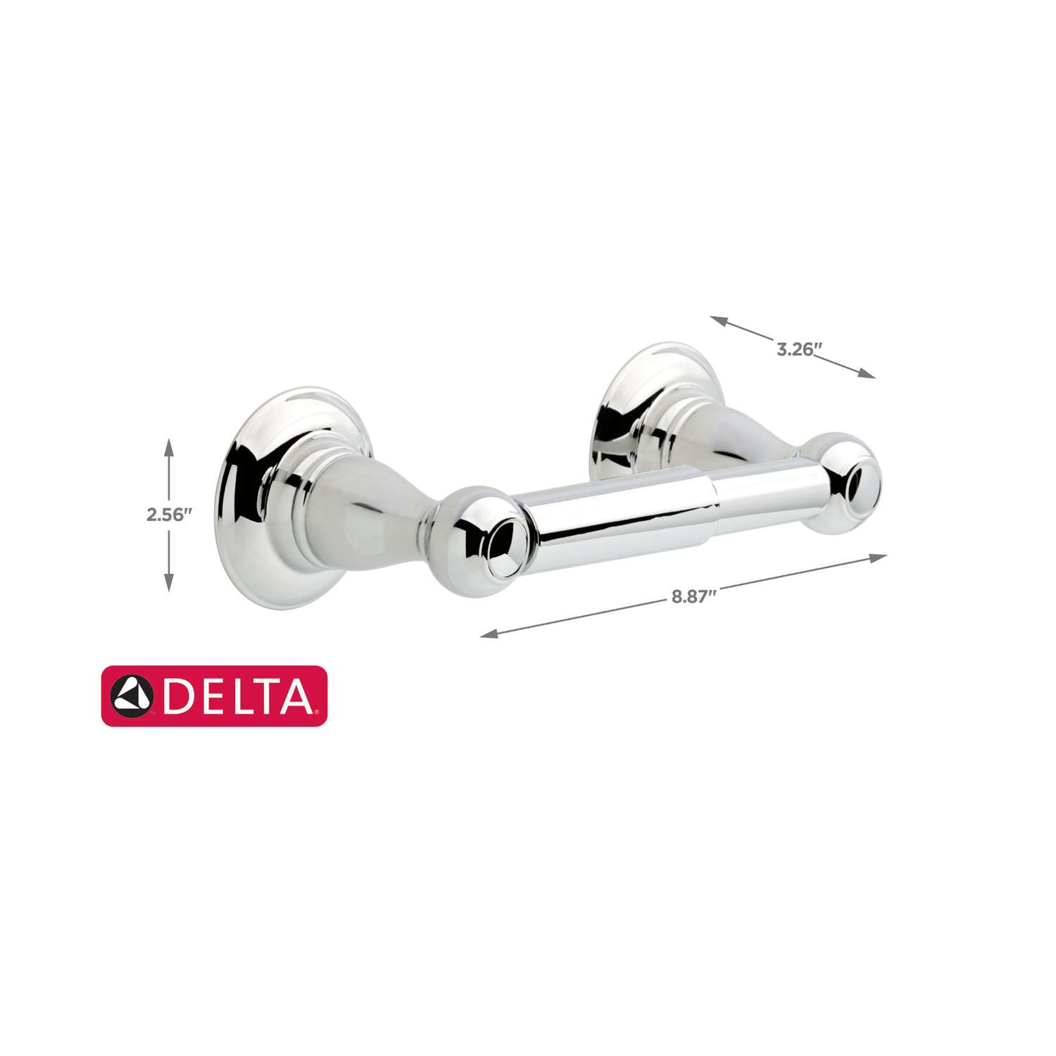 Delta Porter Chrome Silver Toilet Paper Holder Ace Hardware