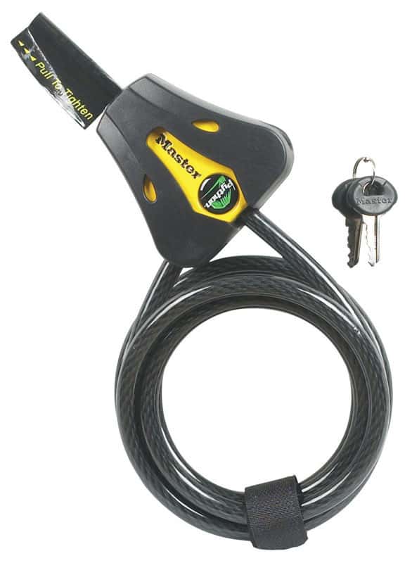 Master Lock Python 5/16 inch D X 72 inch L Vinyl Coated Steel