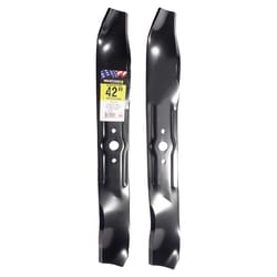 MaxPower 42 in. Standard Mower Blade Set For Riding Mowers 2 pk