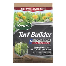 Scotts Turf Builder Weed & Feed Lawn Fertilizer For Multiple Grass Types 8000 sq ft