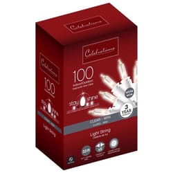 Celebrations Incandescent Mini Clear/Warm White 100 ct String Christmas Lights 33 ft.