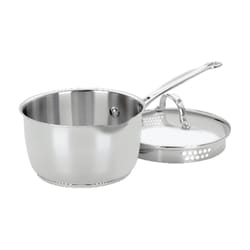 Cuisinart Chef's Classic Stainless Steel Saucepan 2 qt Silver