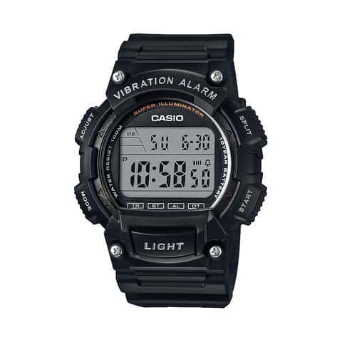 Casio Men's Illuminator Water Resistant Digital Watch - Gray