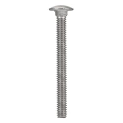 HILLMAN 1/4 in. X 2-1/2 in. L Stainless Steel Carriage Bolt 25 pk