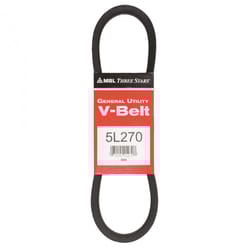 Mitsuboshi FHP 5L270 General Utility V-Belt 0.63 in. W X 27 in. L For Fractional Horsepower Motors