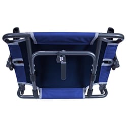 GCI Outdoor Big Comfort Royal Blue Hard Arm Stadium Chair