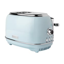 Haden Heritage Stainless Steel Blue 2 slot Toaster 8 in. H X 12 in. W X 8 in. D