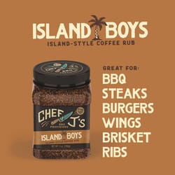 Chef J's BBQ Provisions Island Boys Coffee BBQ Rub 7 oz