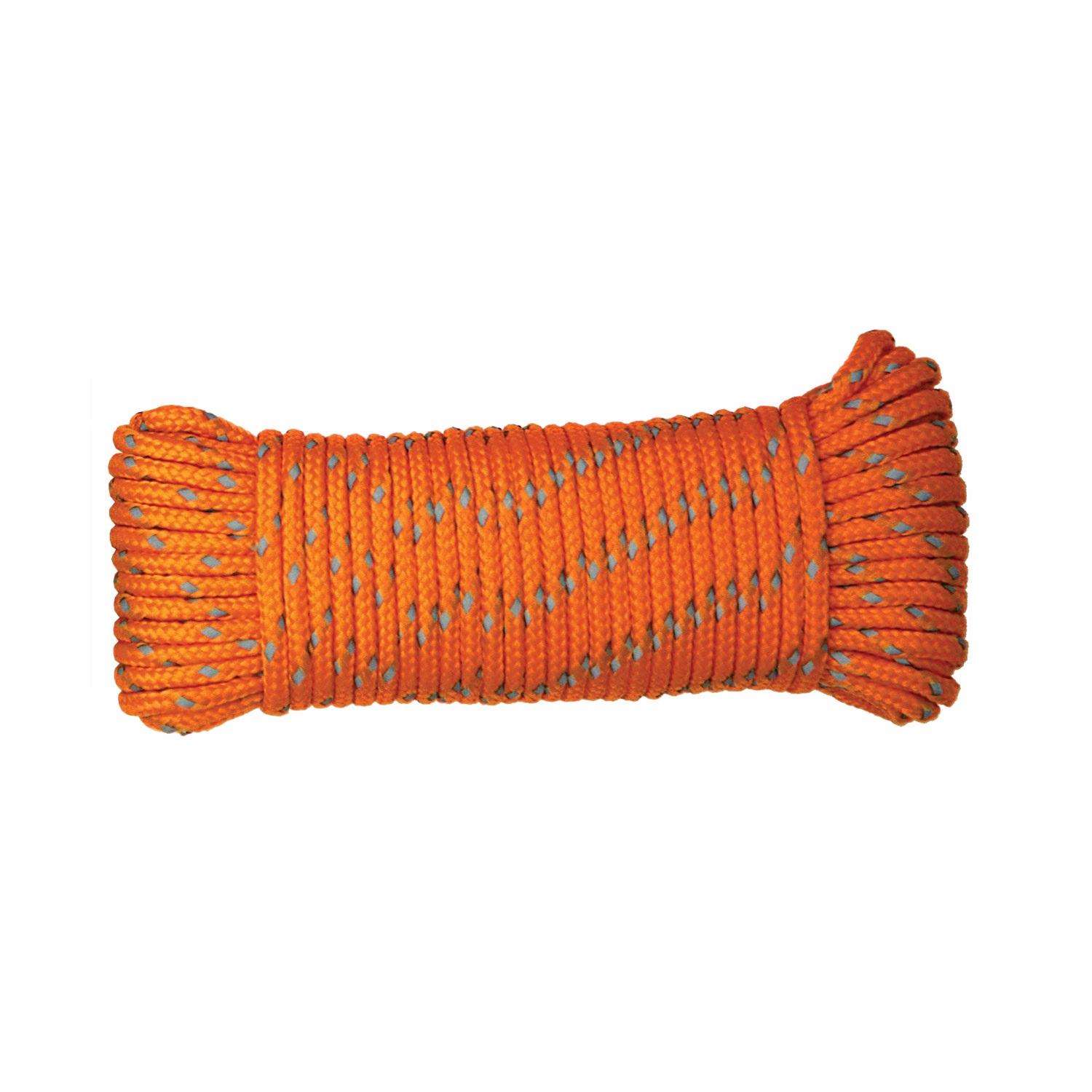 Koch 5/32 in. D X 50 ft. L Orange Diamond Braided Polypropylene Rope ...