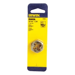 Irwin Hanson High Carbon Steel Metric Hexagon Die 10mm-1.50 1 pc