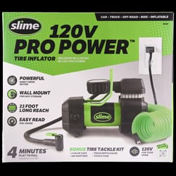 Slime Pro Power 120 V 100 psi Garage Tire Inflator/Accessory Kit