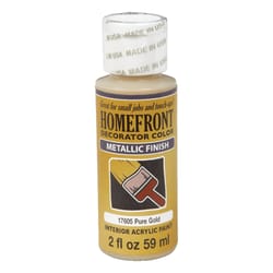 Homefront Metallic Pure Gold Hobby Paint 2 oz