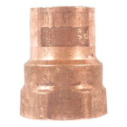 NIBCO 3/8 in. Copper Sweat X 3/8 in. D FPT Copper Pipe Adapter 1 pk