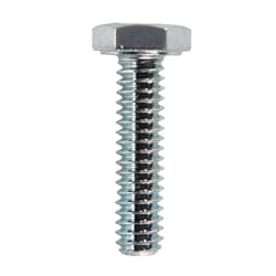 HILLMAN 1/4 in. D X 1 in. L Heat Treated Zinc Steel Hex Head Cap Screw 100 pk