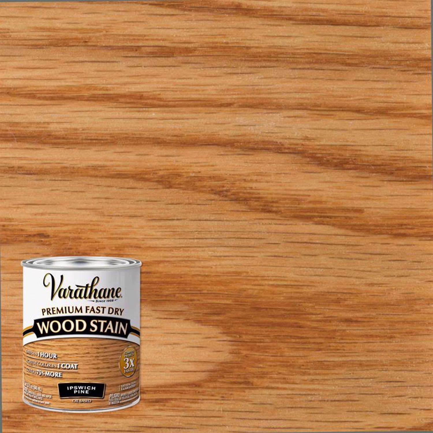 Varathane Premium Ipswich Pine OilBased Fast Dry Wood Stain 1 qt Ace