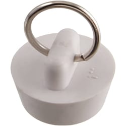 PlumbCraft 1 in. White Rubber Sink Stopper