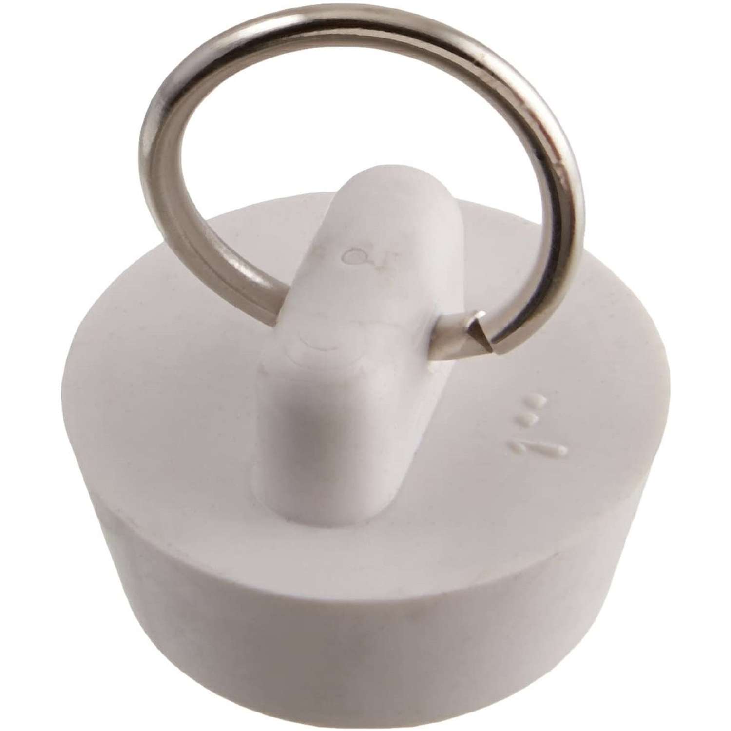 PlumbCraft 1 in. White Rubber Sink Stopper Ace Hardware