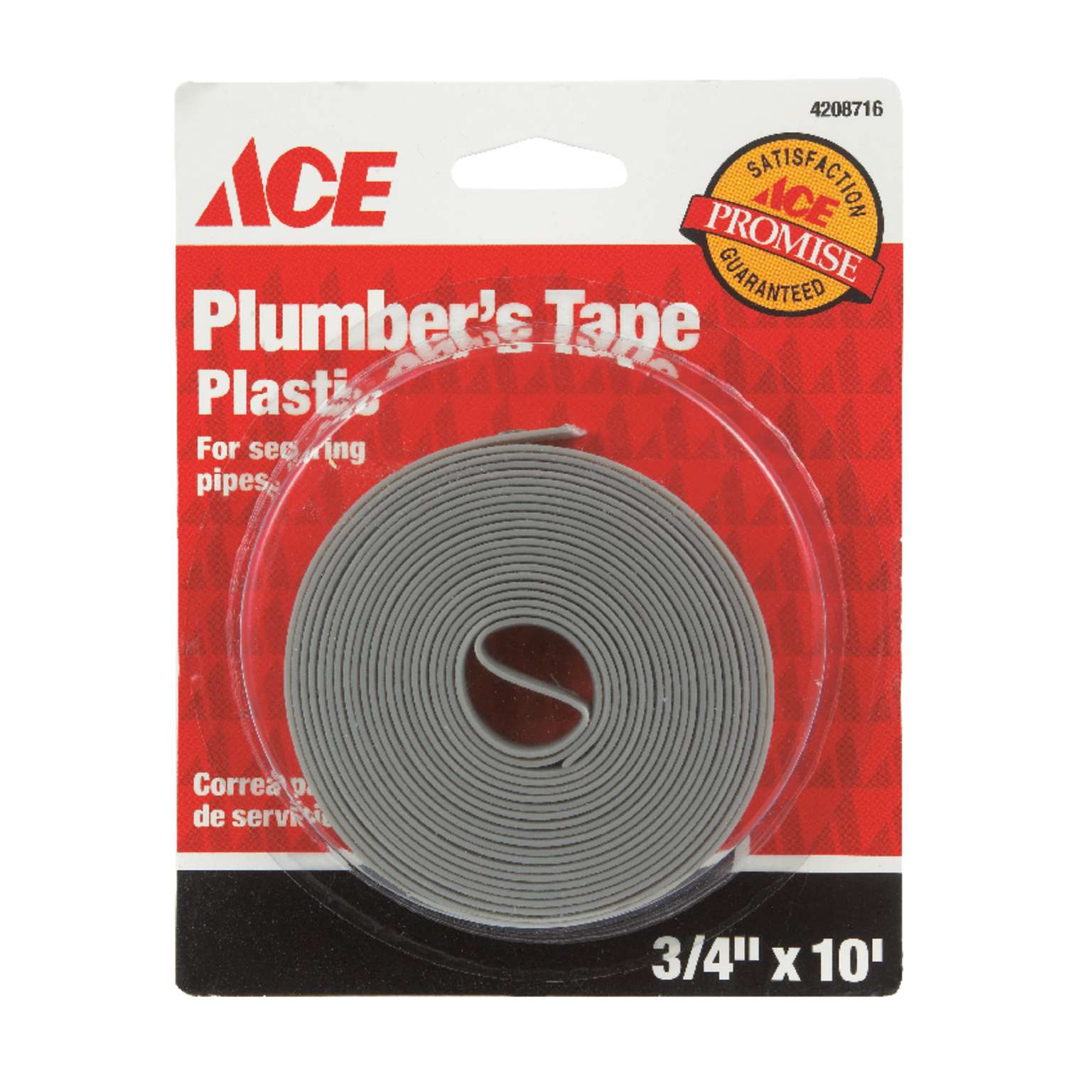 Ace 10 Galvanized Plastic Plumber Tape - Ace Hardware