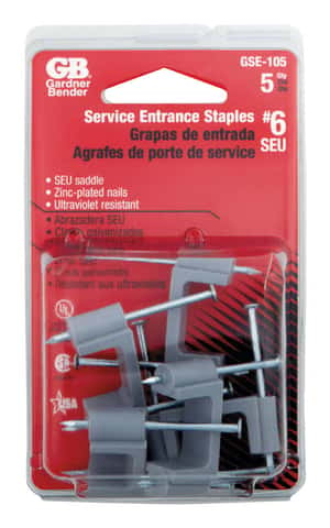 Gardner Bender 7/16-in Plastic Low-voltage Cable Staple (50-Pack