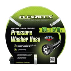 Flexzilla 5/16 in. D X 50 ft. L Pressure Washer Hose 3100 psi