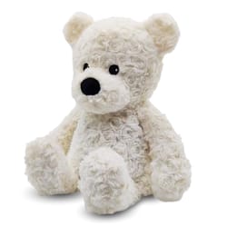 Warmies Curly Bear Stuffed Animals Cream
