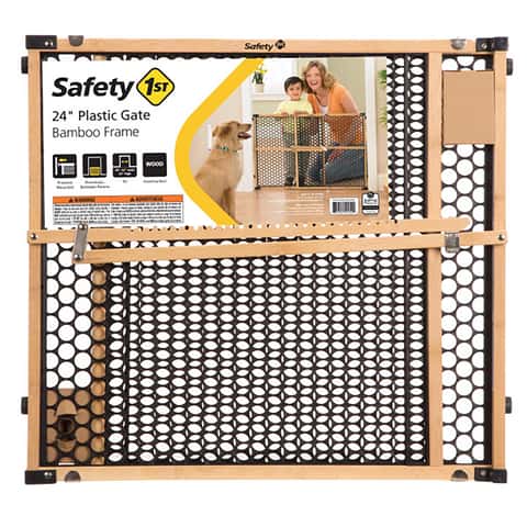 Safety 1st Multicolored 24 in. H X 28-42 in. W Wood Child Safety Gate Safety 1st Multicolored 24 in. H X 28-42 in. W Wood Child Safety Gate