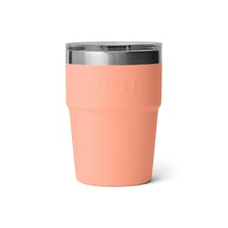 YETI Rambler 16 oz Lowcountry Peach BPA Free Stackable Tumbler with MagSlider Lid