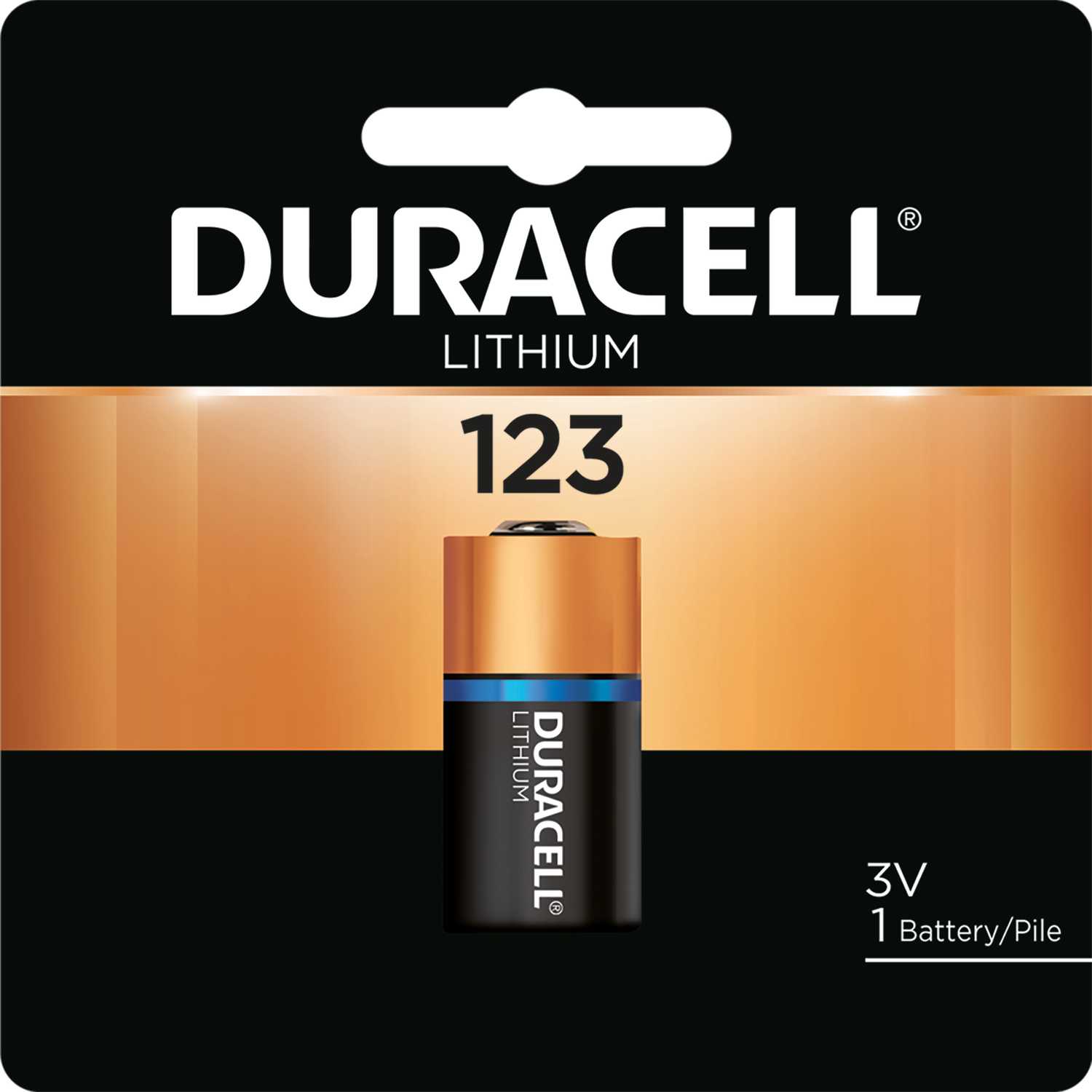 Duracell Lithium 123 3 volt Camera Battery DL123ABPK 1 pk Ace Hardware