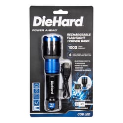 Dorcy DieHard 1000 lm Black/Blue LED Flashlight Power Bank