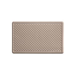 WeatherTech Indoor Mats 24 in to W X 39 in to L Tan Thermoplastic Door Mat