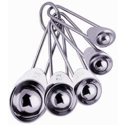 Progressive Prepworks Multisize Stainless Steel Silver Measuring Spoon