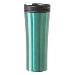 OGGI Contour 16 oz Peacock BPA Free Double Wall Travel Tumbler