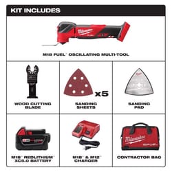 Milwaukee M18 FUEL Cordless Oscillating Multi-Tool Kit (Battery & Charger)