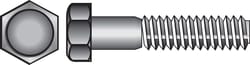 HILLMAN 1/2 in. D X 5 in. L Hot Dipped Galvanized Steel Hex Bolt 25 pk