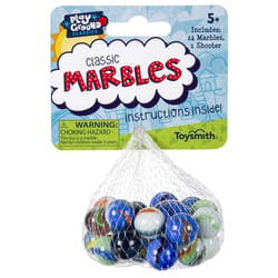 Toysmith Play Ground Classics Classic Marbles Assorted 25 pc