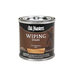 Old Masters Semi-Transparent Dark Mahogany Oil-Based Wiping Stain 0.5 pt