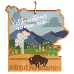 Totally Bamboo 13 in. L X 12 in. W X 1 in. Bamboo Yellowstone Serving & Cutting Board