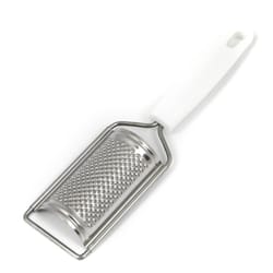 Chef Craft White/Silver Stainless Steel Curved Grater