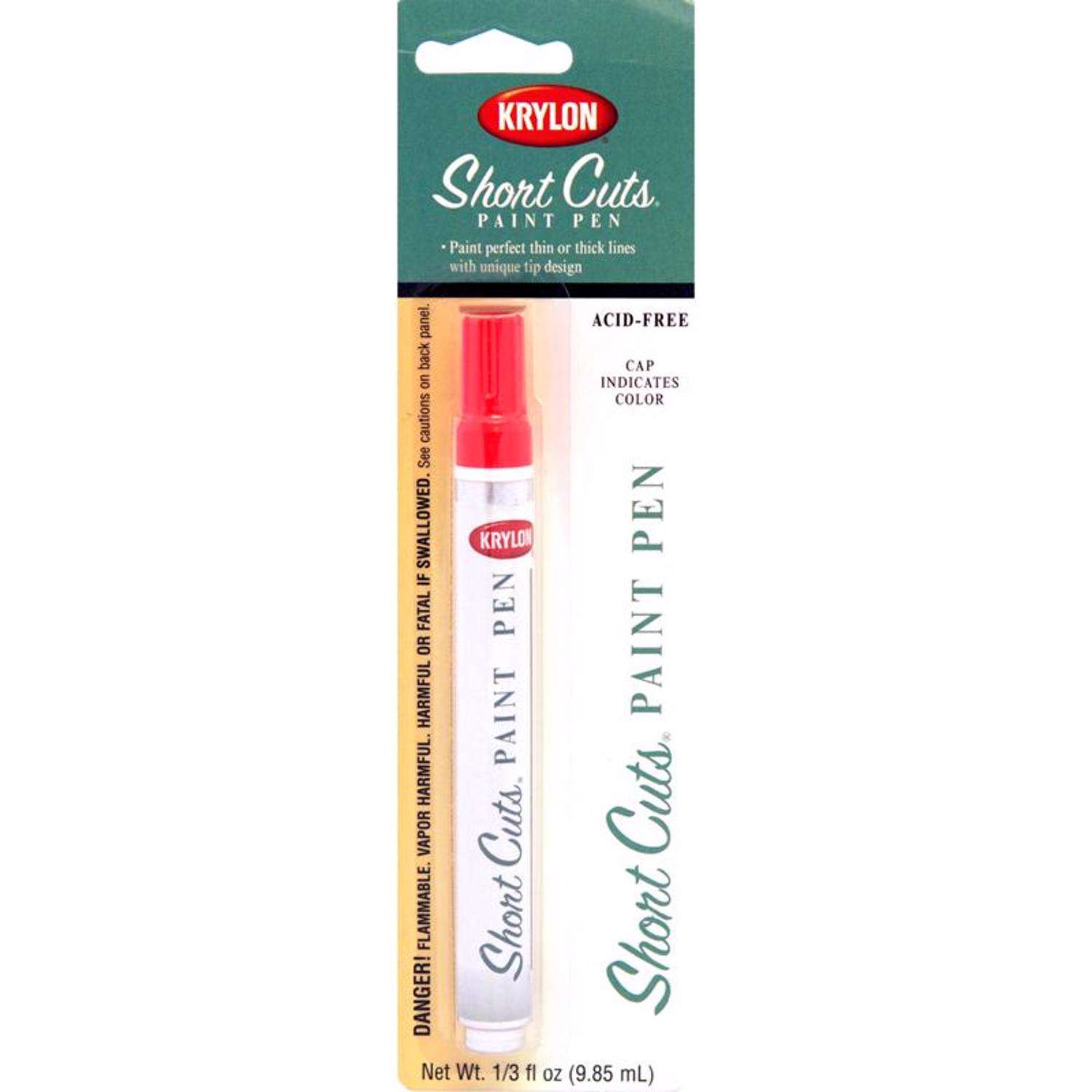 Krylon Short Cuts Sun Yellow Paint Pen Interior 0.33 oz - Ace Hardware