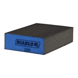 Diablo 4 in. L X 2-1/2 in. W X 1 in. 220 Grit Ultra Fine Flat Surface Sanding Sponge