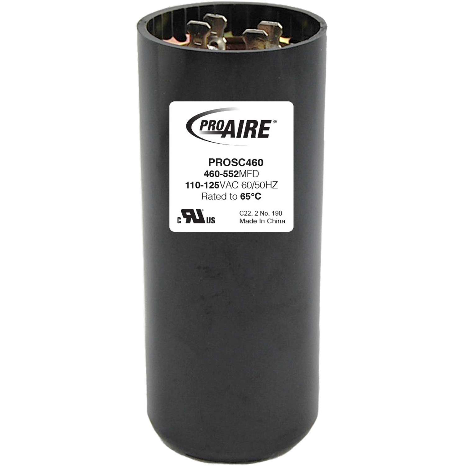 USA 460-552 MFD UF Electric Motor Start Capacitor 110-125V HVAC 125 Vac V Volt E - Foto 6