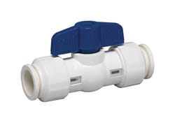 Homewerks 1/2 in. PVC Push Fit Ball Valve Full Port T-Handle For Non-Potable Water