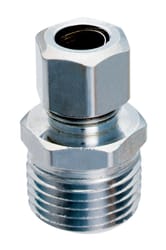 Ace 1/2 in. MPT X 3/8 in. D Compression Brass Straight Connector