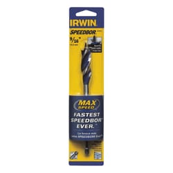 Irwin Speedbor 9/16 in. X 6 in. L Carbon Steel Wood Boring Bit Quick-Change Hex Shank 1 pc