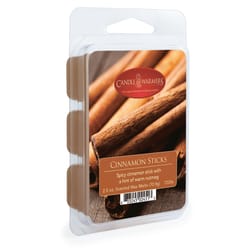 Candle Warmers Brown Cinnamon Sticks Scent Wax Cubes 2.5 oz