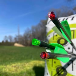 Nockturnal Multicolored Resin Arrows & Components 5.5 in.